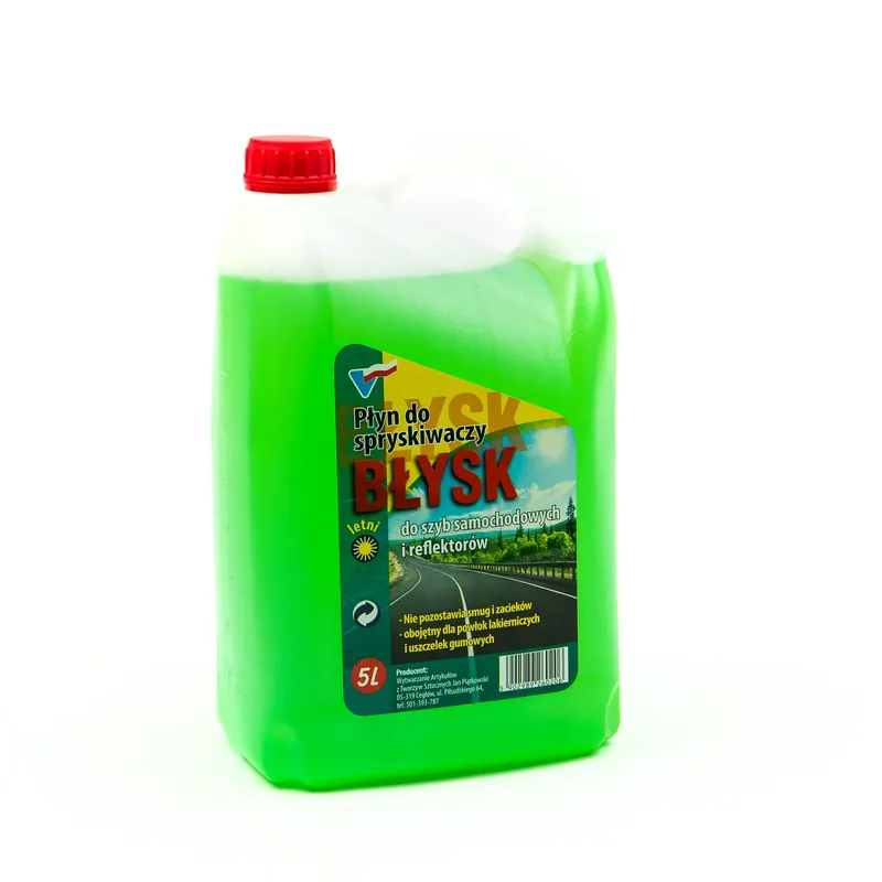 Niska cena PŁYN DO SPRYSKIWACZY LETNI ZIELONE JABŁKO 5L.