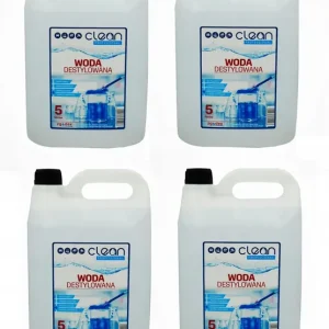 Kup teraz WODA DESTYLOWANA CLEAN PROFESSIONAL ZGODEX 4x5 L