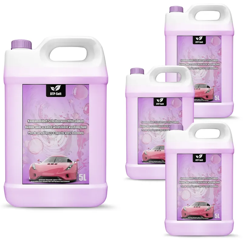 20L Płyn do spryskiwaczy Guma balonowa Sprysk letni 4 x 5 litrów PREMIUM Wyprzedaż