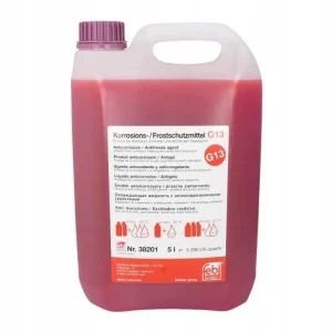 PLYN DO CHLODNIC G13 CZERW.KONC.5L 38201/FEB Wysoka jakość