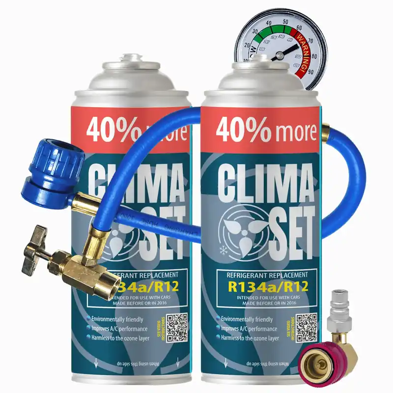 XL ClimaSet 2x R134a + Przewód + Adapter XL Zamów teraz