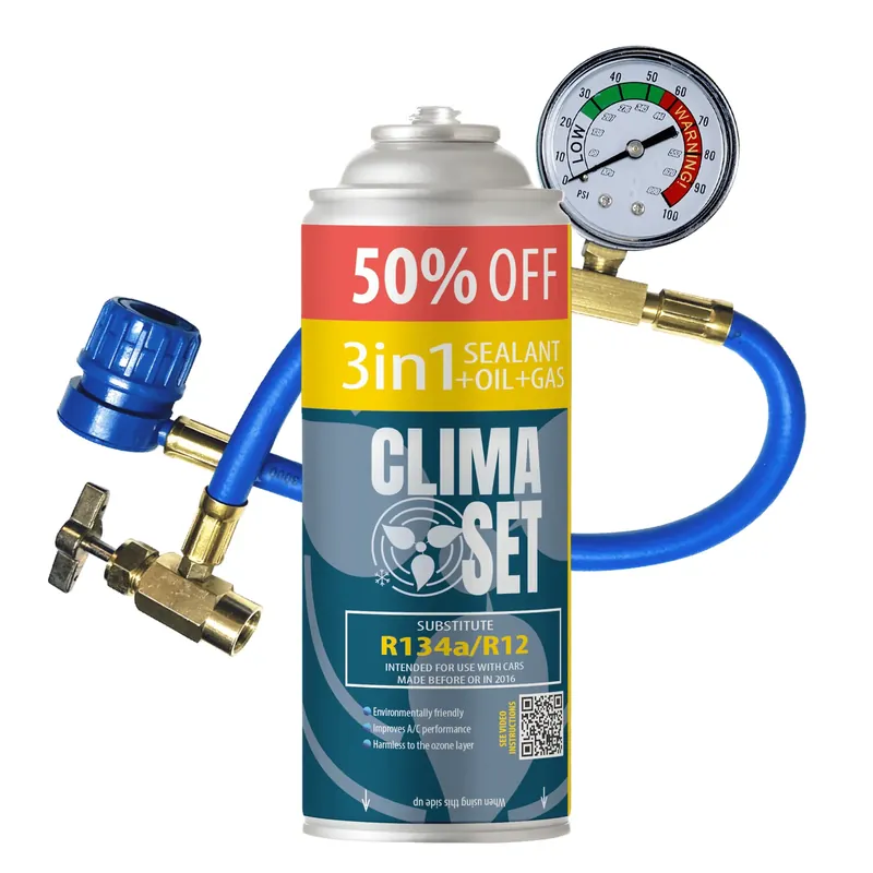 XL ClimaSet 3w1 R134a + Przewód XL Popularny