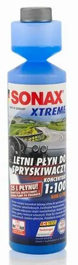SONAX XTREME KONCENTRAT PŁYN DO SPRYSKIWACZY 250ML Wyprzedaż