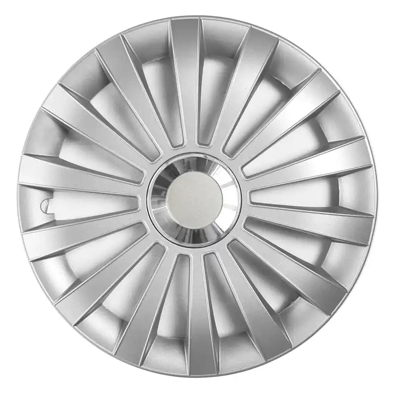 4x Kołpaki uniwersalne Meridian Silver Ring srebrne 13 cali samochodowe Nowość