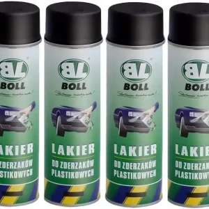 BOLL LAKIER DO ZDERZAKÓW PLASTIKOWYCH CZARNY 500ML 4 SZTUKI Kup teraz